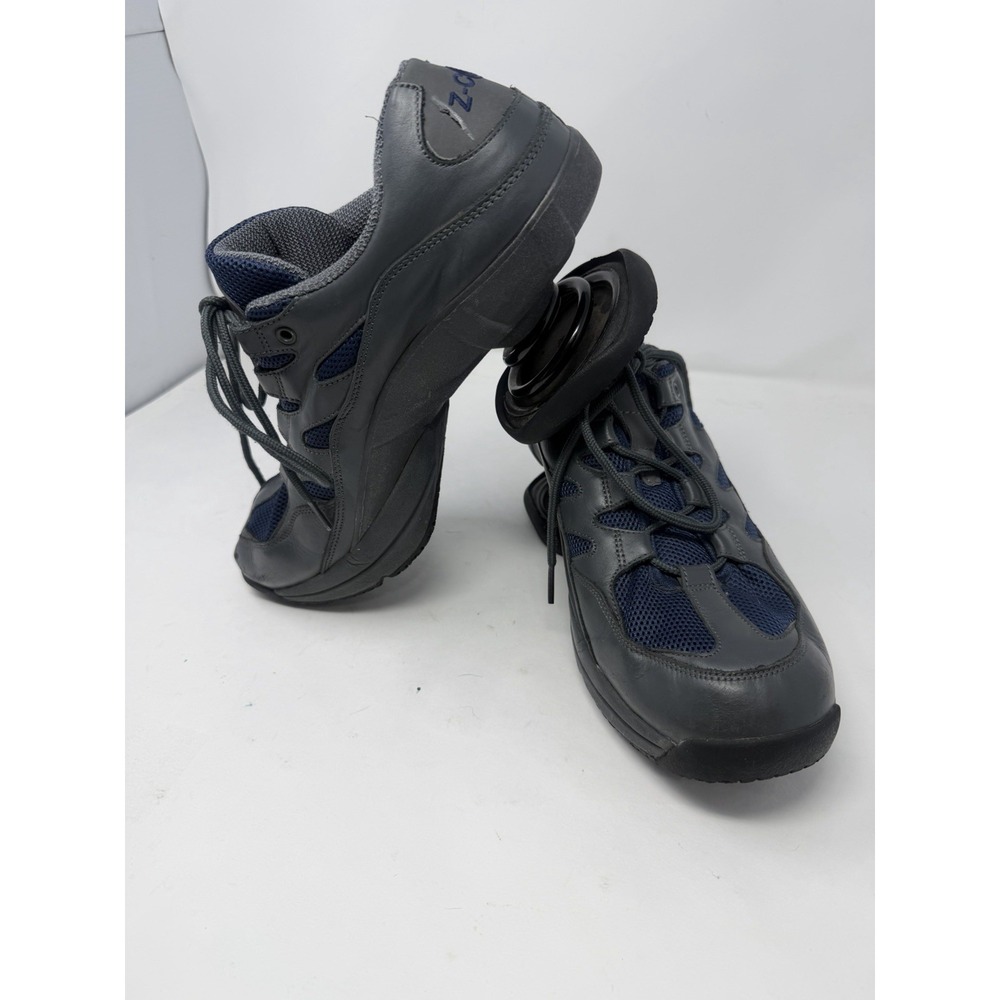 Z-Coil Classic Gray/blue Mens Sz. 11 Orthopedic Slip‎ Resistant Walking Shoes